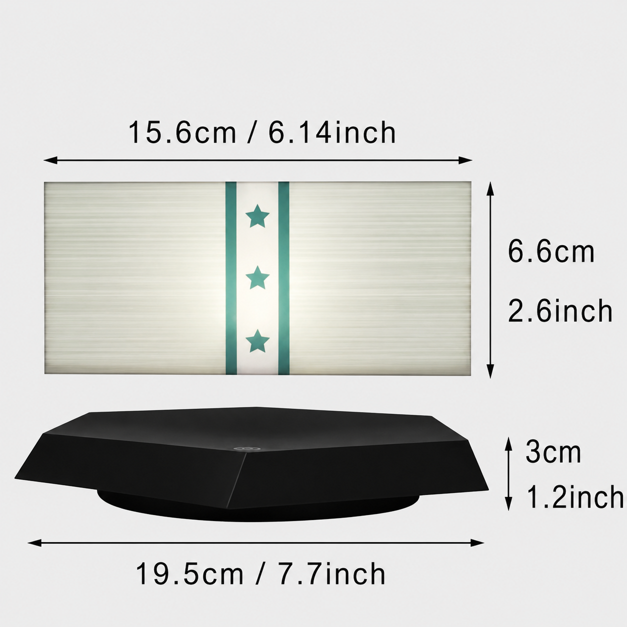 Magnetic Levitating Money Lamp Floating Glowing Cash Gamer Desk Setup Cyberpunk Decor Gift